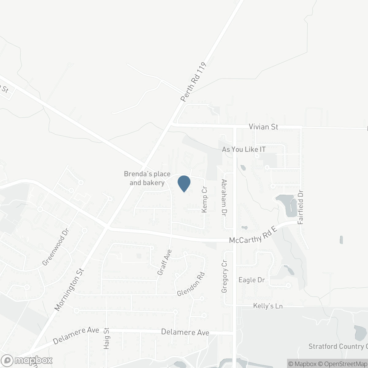 18 MAYBERRY Place, Stratford, Ontario N5A 6Z7